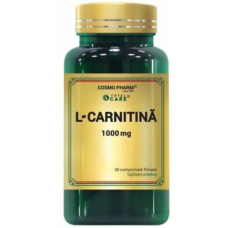 L-CARNITINA 1000MG, 30 Comprimate - COSMO PHARM