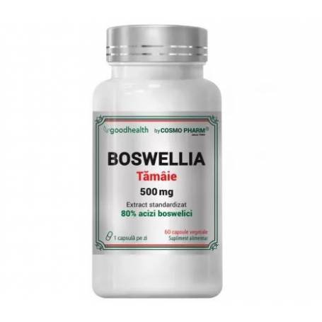 Boswellia Serrata, 500 mg, sustine functia mentala, 60 cps - Cosmopharm