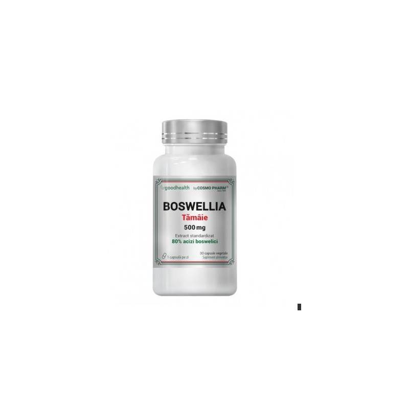 BOSWELLIA TAMAIE, 500 mg, Sustine functia mentala, 30cps - COSMO