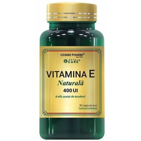 Vitamina E 400 Ui Naturala, 30 capsule moi - COSMO PHARM