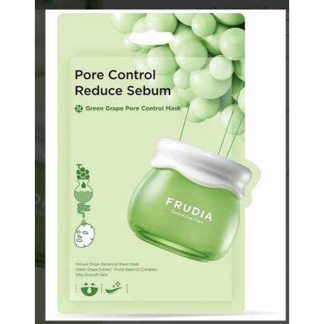 Masca pentru controlul porilor cu strugure, 20ml - Frudia