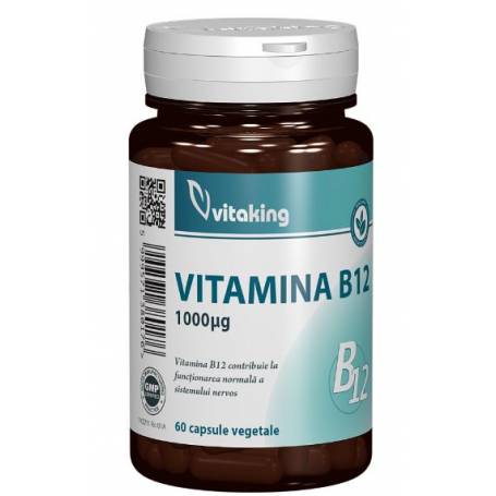 VITAMINA B12, 1000mcg, 60 capsule - VITAKING