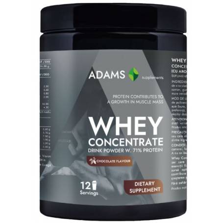 Whey Concentrate Protein, gust de ciocolata 360g - Adams