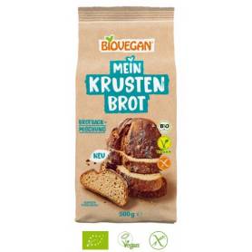 Mix de faina pentru paine cu crusta, Fara Gluten Eco-Bio 500g - Biovegan