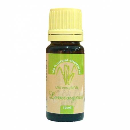 Ulei Esential De Lemongrass, uz Extern, 10ml - HERBAVIT