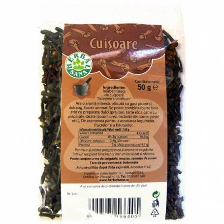 Cuisoare, 50 g, HERBAVIT