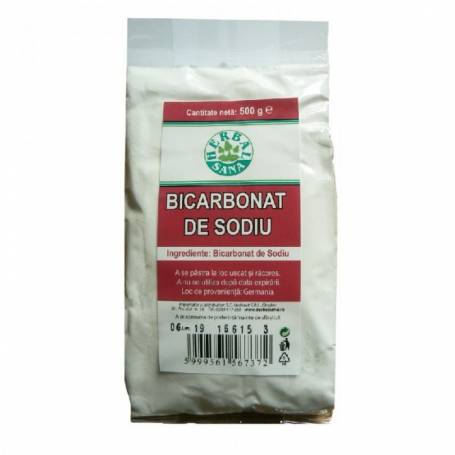 Bicarbonat De Sodiu, 500 g, HERBAVIT