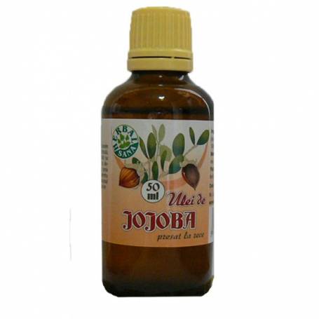 Ulei Jojoba, presat la rece, uz Extern, 50ml - HERBAVIT