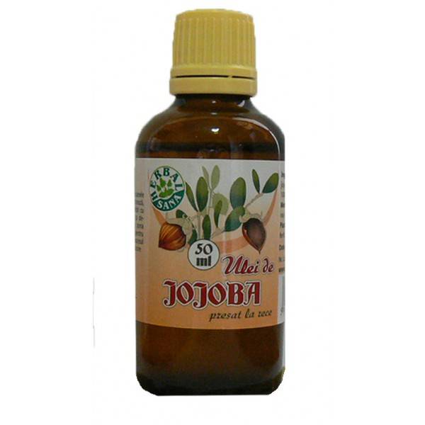 Ulei Jojoba, presat la rece, uz Extern, 50ml - HERBAVIT