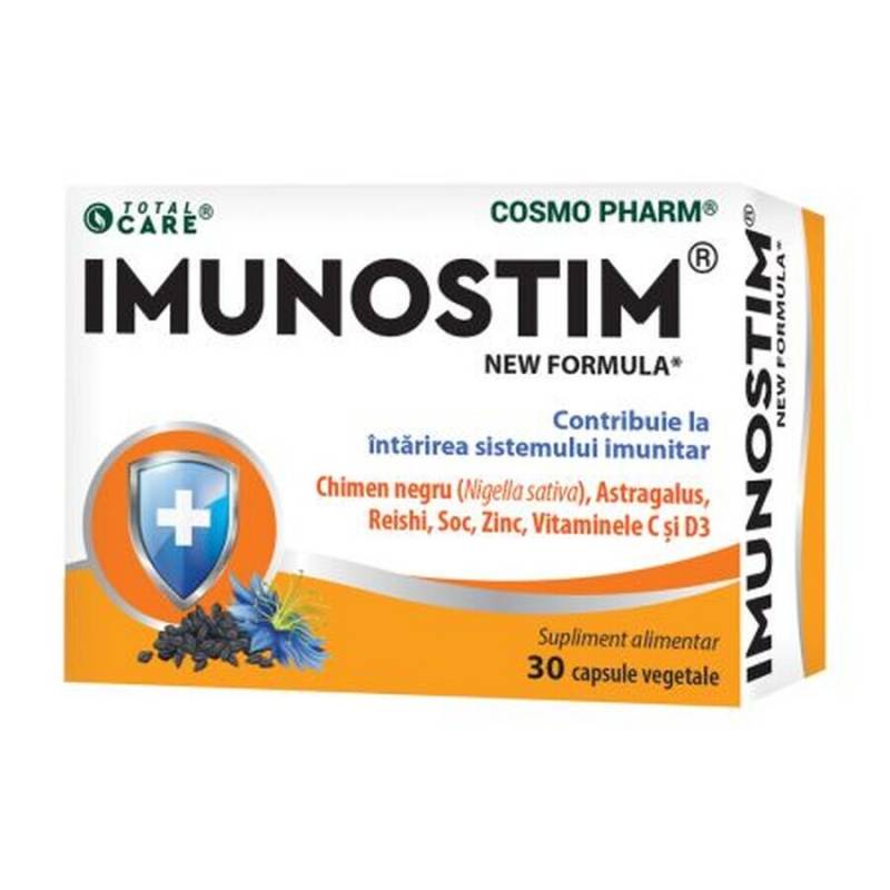 Imunostim, contribuie la intarirea sistemului imunitar, 30 tablete,