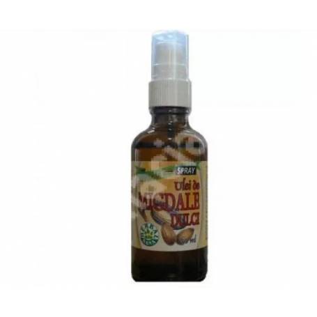 Ulei de Migdale Dulci, presat la rece spray, 50 ml - Herbavit