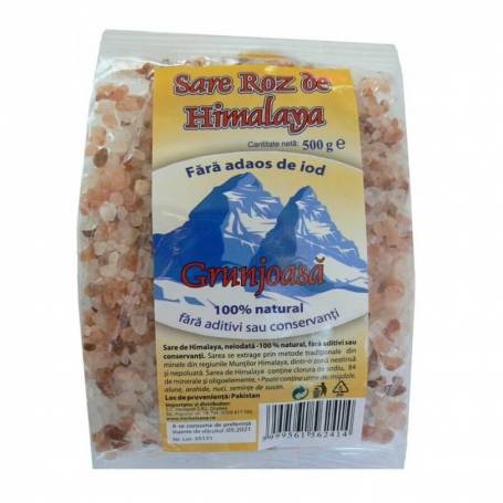 Sare de Himalaya, Grunjoasa, 500 g, HERBAVIT