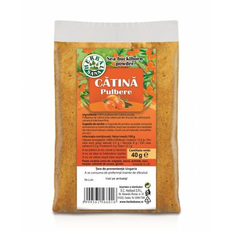 Pulbere de Catina, 40 g, HERBAVIT