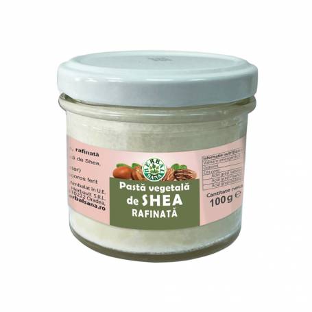 Pasta vegetala de shea rafinata, 100 g, Herbavit