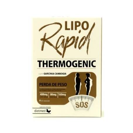 Liporapid thermogenic - scadere in greutate 30 capsule - Dietmed - Type Nature