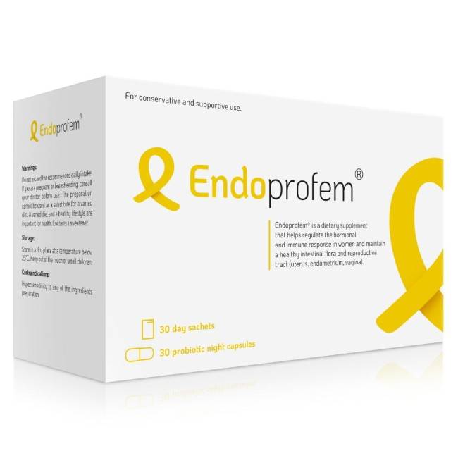 EndoProfem, terapie complementara in endometrioza, 30 plicuri + 30 capsule, EstabloPharma