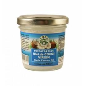 Ulei de cocos virgin presat la rece, 90 ml, HERBAVIT