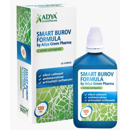 SMART BUROV FORMULA - SOLUTIE BUROV - GEL, 120ml - ADYA GREEN PHARMA