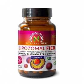 Lipozomal Fier+Vit C+B12+D-Riboza, 60 capsule - Hypernatura