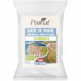 Sare de mare, eco-bio, din Marea Mediterana, 500g - Pronat