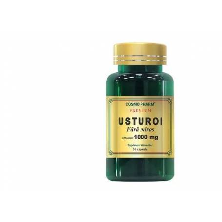 Usturoi fara miros 1000mg, ajuta sistemul cardio-vascular,30 cps - Cosmopharm