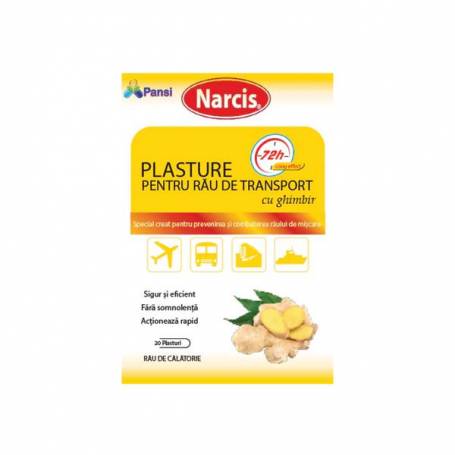 PLASTURE PENTRU RAU TRANSPORT CU GHIMBIR, 20 BUCATI, NARCIS