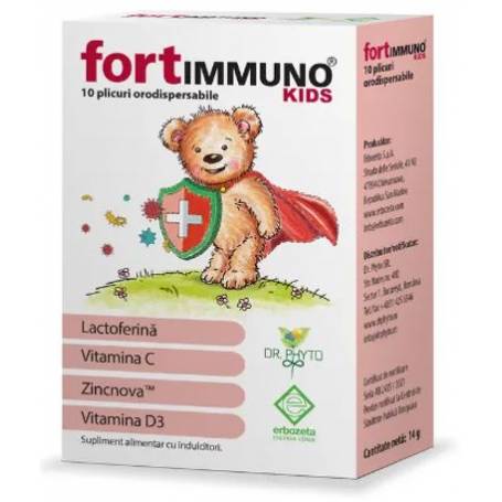 FortImmuno kids, 10 plicuri - Dr. Phyto