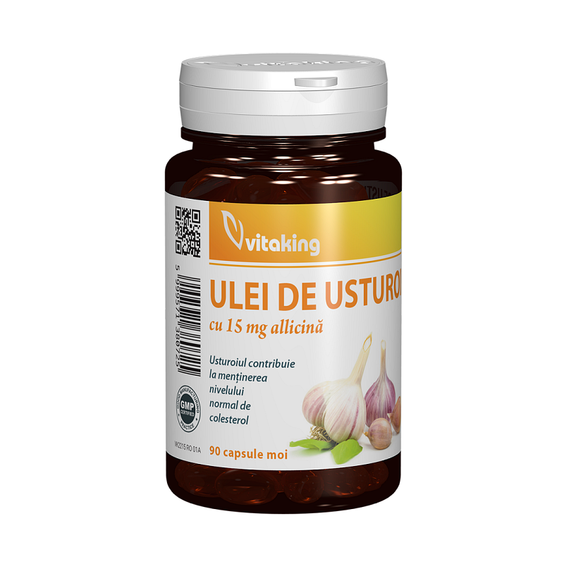 Ulei de usturoi, 15mg alicina, 90cps - VitaKing