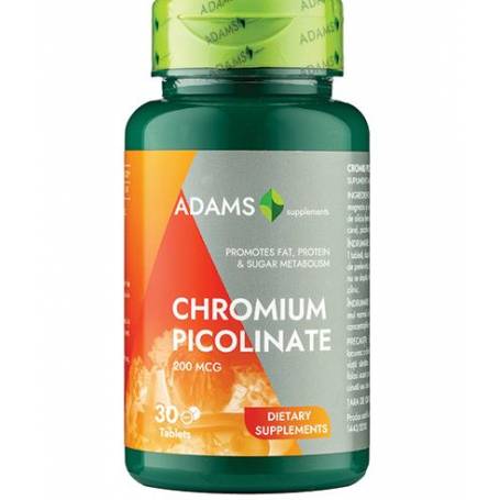 Crom, Chromium Picolinate, 200mcg, 30cps - Adams