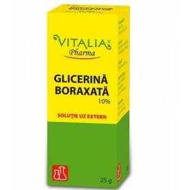 Glicerina Boraxata 10%, Antiseptic, 25g - Vitalia