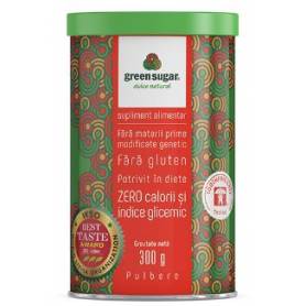 Green Sugar Pulbere, Cutie Metalica 300g - REMEDIA