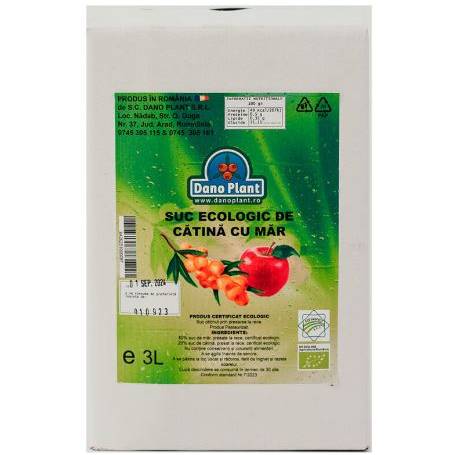 Suc mar cu catina, bag in box, eco-bio, 3L - Danoplant