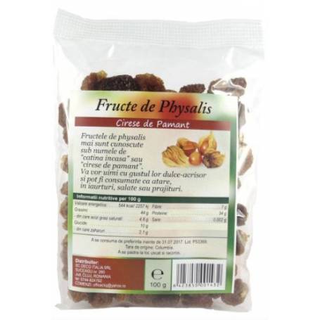 Physalis Fructe Uscate 100g - Deco Italia