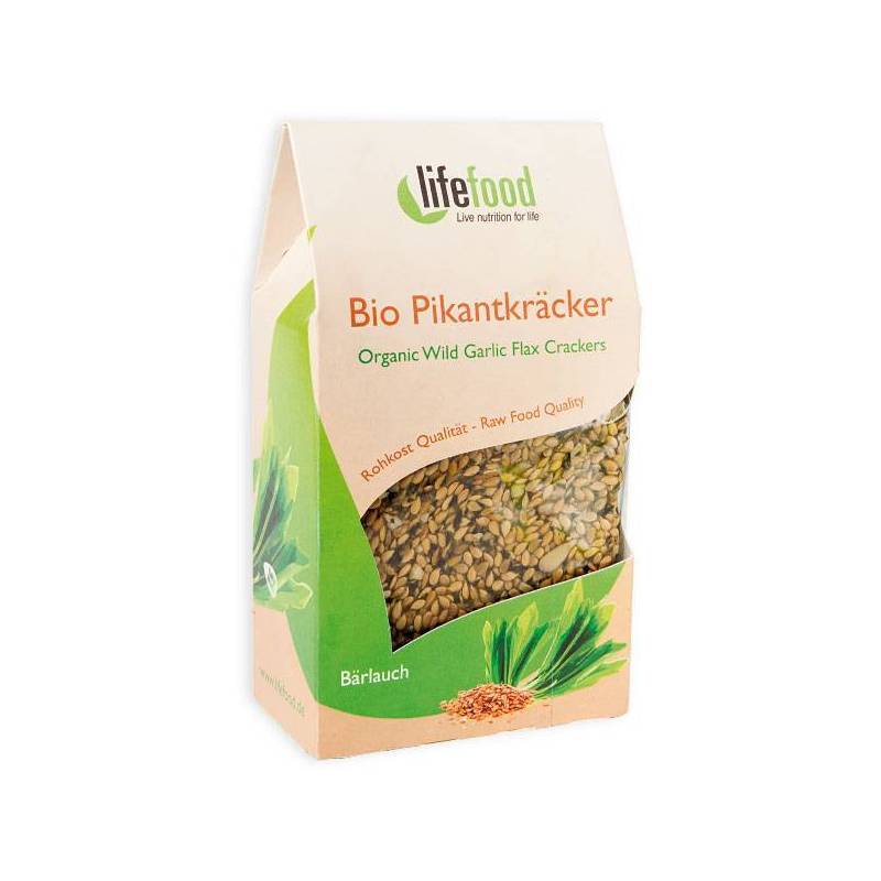 Crackers cu leurda raw eco-bio 90g - Lifefood