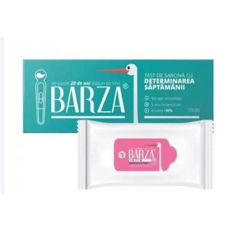 Test de sarcina pe saptamana + servetele intime gratis - Barza