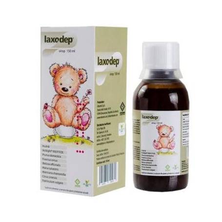 Laxodep sirop, combaterea si reglarea tranzitului intestinal copii, 150 ml, Dr Phyto