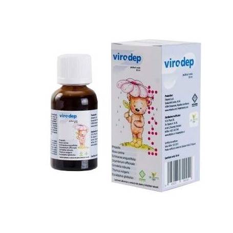 Virodep picaturi orale pentru copii, sustine functia respiratorie, 30 ml, Dr Phyto