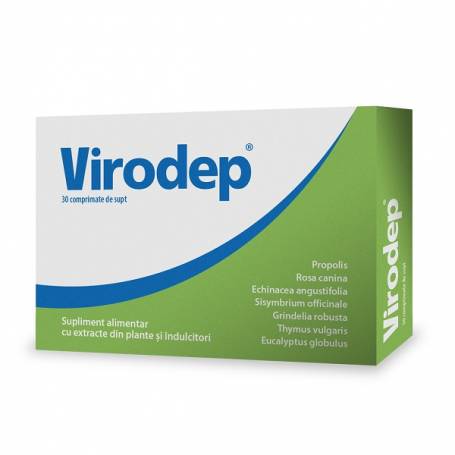 Virodep, sustine sistemul imunitar, 30 comprimate, Dr. Phyto