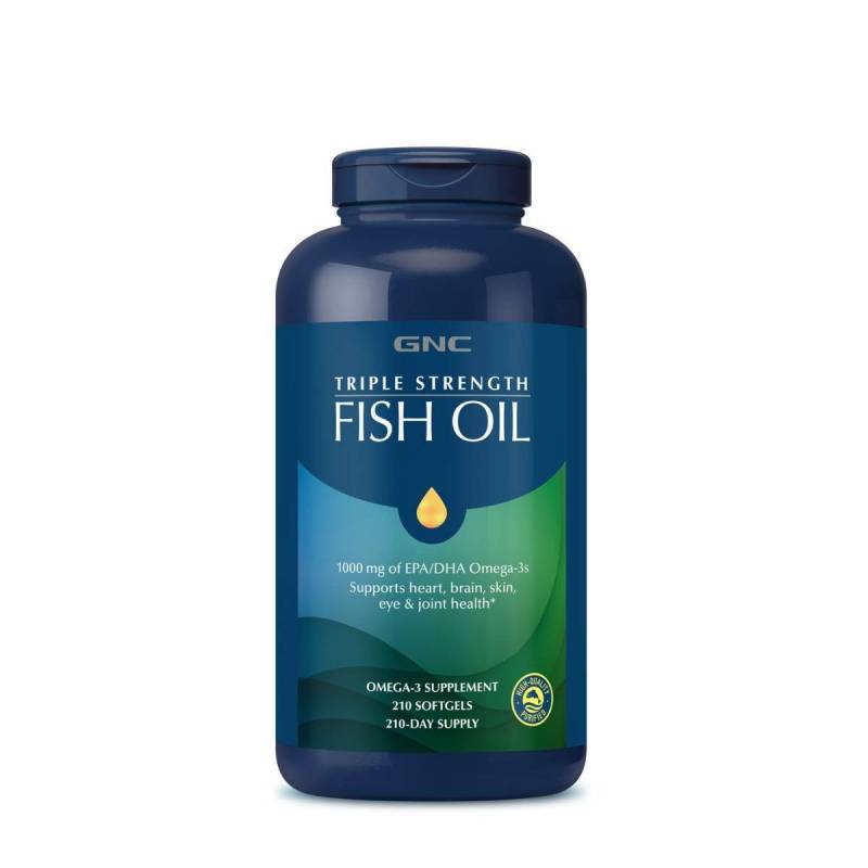 Triple Strength OMEGA-3 Fish Oil, Ulei De Peste, 1000 Mg Epa Si Dha,