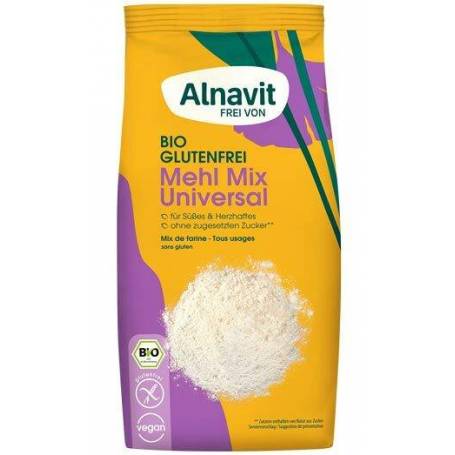 Mix de fainuri fara gluten pentru uz universal, eco-bio, 500g Alnavit