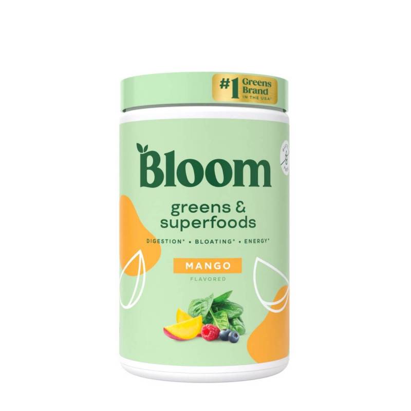 Amestec de Super-alimente Verzi Cu Aroma De Mango, 141g, Bloom