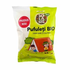 PUFULETI FARA SARE SI FARA GLUTEN, ECO-BIO, 50g, SOLARIS BIO