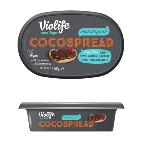 Crema Tartinabila cacao Cocospread, fara lactoza si fara gluten, vegana, 150g, Violife