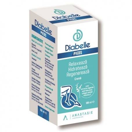 DIABELLE PIEDS - crema piciorul diabetului, 100ml, ANASTASIE LABORATOIRES