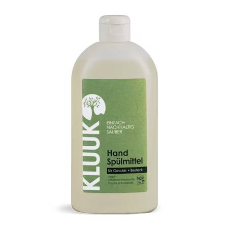 Detergent ecologic lichid pentru spalat vase, 500 ml, Kluuk