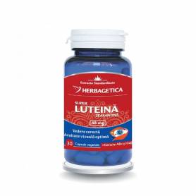 SUPER LUTEINA ZEAXANTINA, 48mg, antioxidanti pentru ochi, 30 capsule, Herbagetica