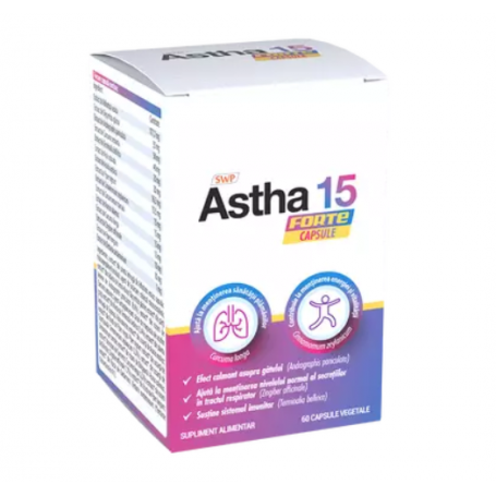 ASTHA 15 FORTE, 60 capsule vegetale, SUNWAVE PHARMA