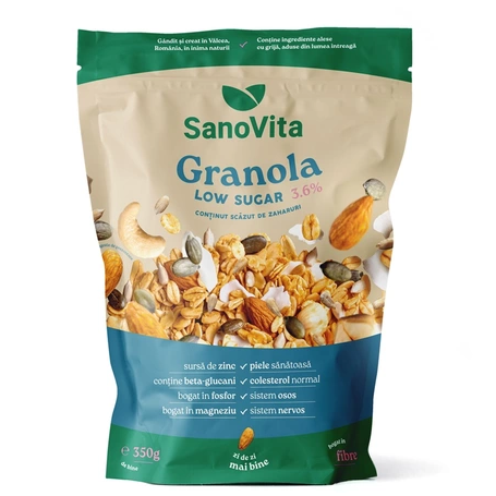 GRANOLA LOW SUGAR, 350g, SANO VITA