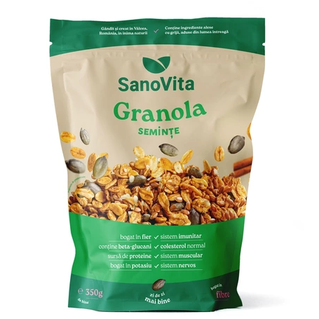 GRANOLA CU SEMINTE, 350g, SANO VITA