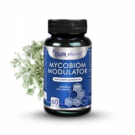 MYCOBIOM MODULATOR - regleaza flora bacteriana intestinala – 60 capsule, DVR Pharm